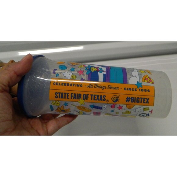 2025 State Fair Of Texas Big Tex Souvenir Cup Straw & Cowboy Lid 32 Oz Tumbler - Picture 6 of 9